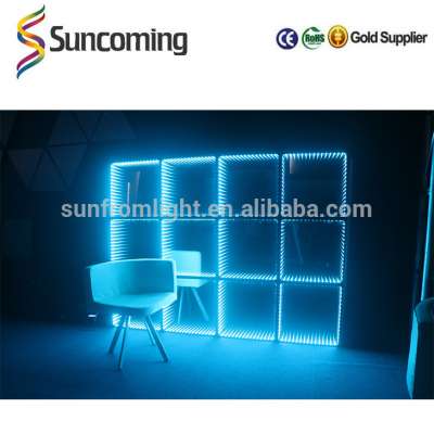 Home theater other entertainment RGB mixing LED infinite wall panel