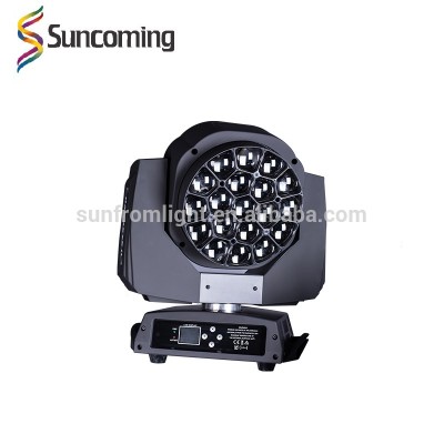 19X15W RGBW 4in1 LED Zoom B-Eye Moving Head Light