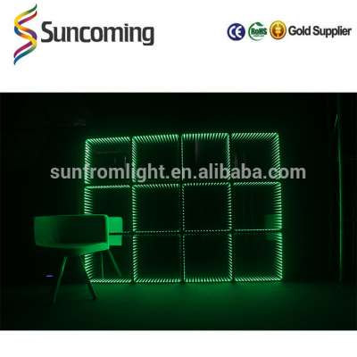 Superior China product tempered glass LED lighting mirror wall panel