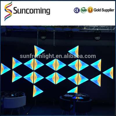 High quality wholesale cheap 3d light effect backdrop decor