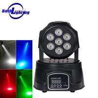 LED mini Moving Head Wash 7x10W RGBW 4in1 LED beam light stage lighting